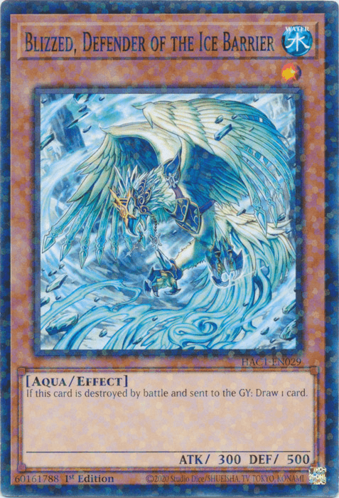 Blizzed, Defender of the Ice Barrier (Duel Terminal) [HAC1-EN029] Common - Josh's Cards