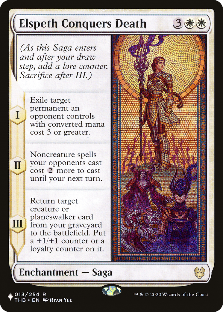 Elspeth Conquers Death (LIST-THB-13) - The List