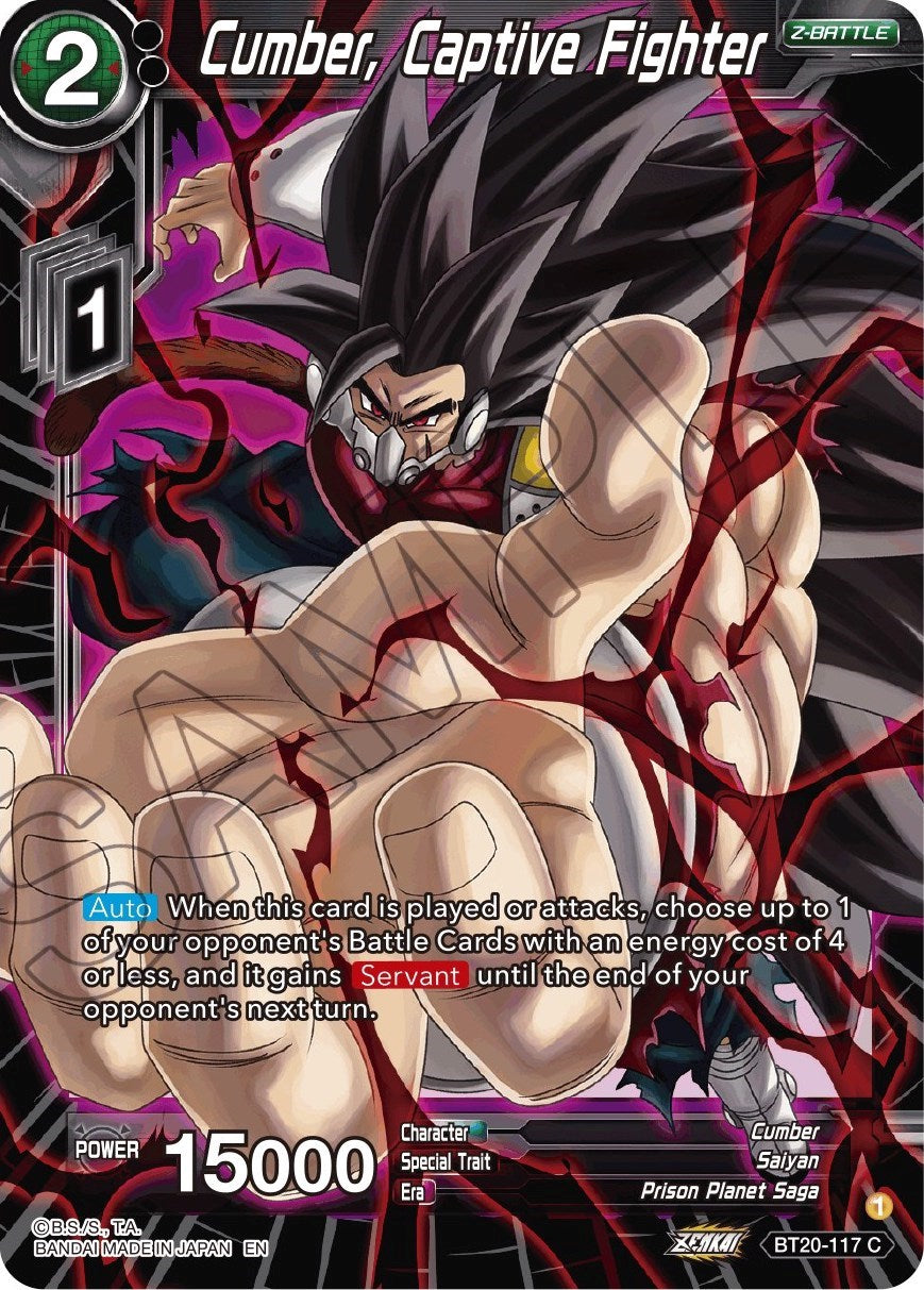 Cumber, Captive Fighter (BT20-117) [Power Absorbed] Parallel Foil