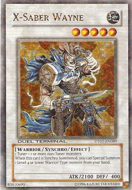 X-Saber Wayne [DT01-EN089] Ultra Rare - Josh's Cards