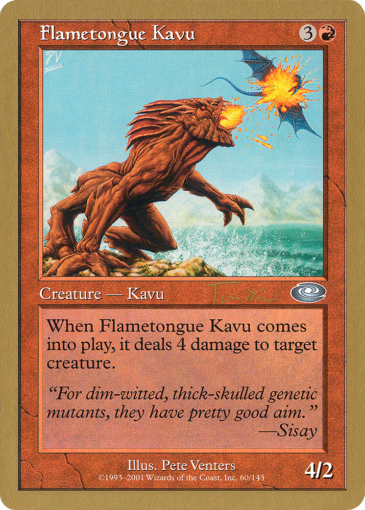 Flametongue Kavu (WCD-) - World Championship Decks 2001