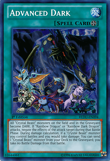 Advanced Dark [REDU-EN094] Secret Rare - Josh's Cards