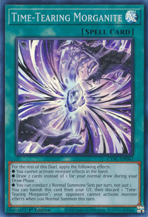 Time-Tearing Morganite [CYAC-EN067] Super Rare - Josh's Cards