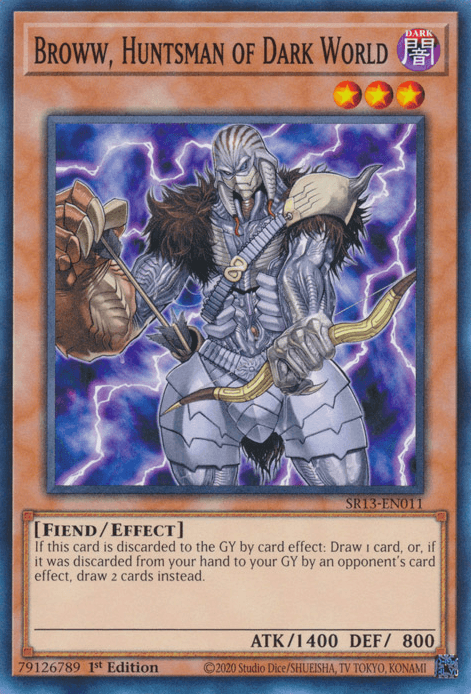Broww, Huntsman of Dark World [SR13-EN011] Common - Josh's Cards