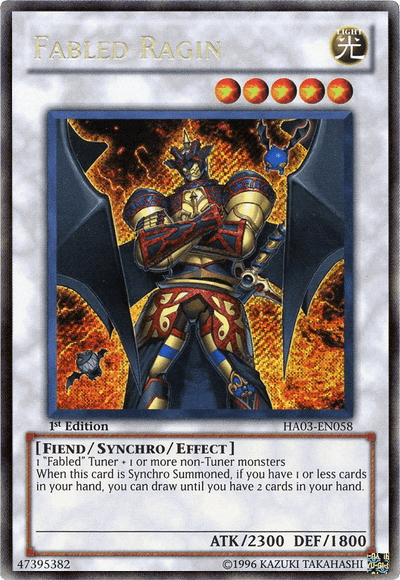 Fabled Ragin [HA03-EN058] Secret Rare - Josh's Cards