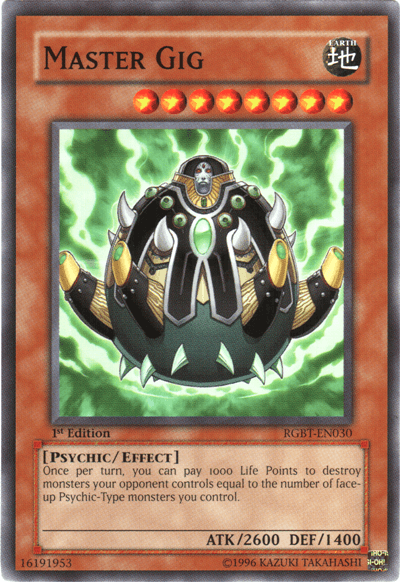 Master Gig [RGBT-EN030] Common - Josh's Cards