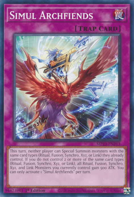 Simul Archfiends [MP23-EN213] Common - Josh's Cards