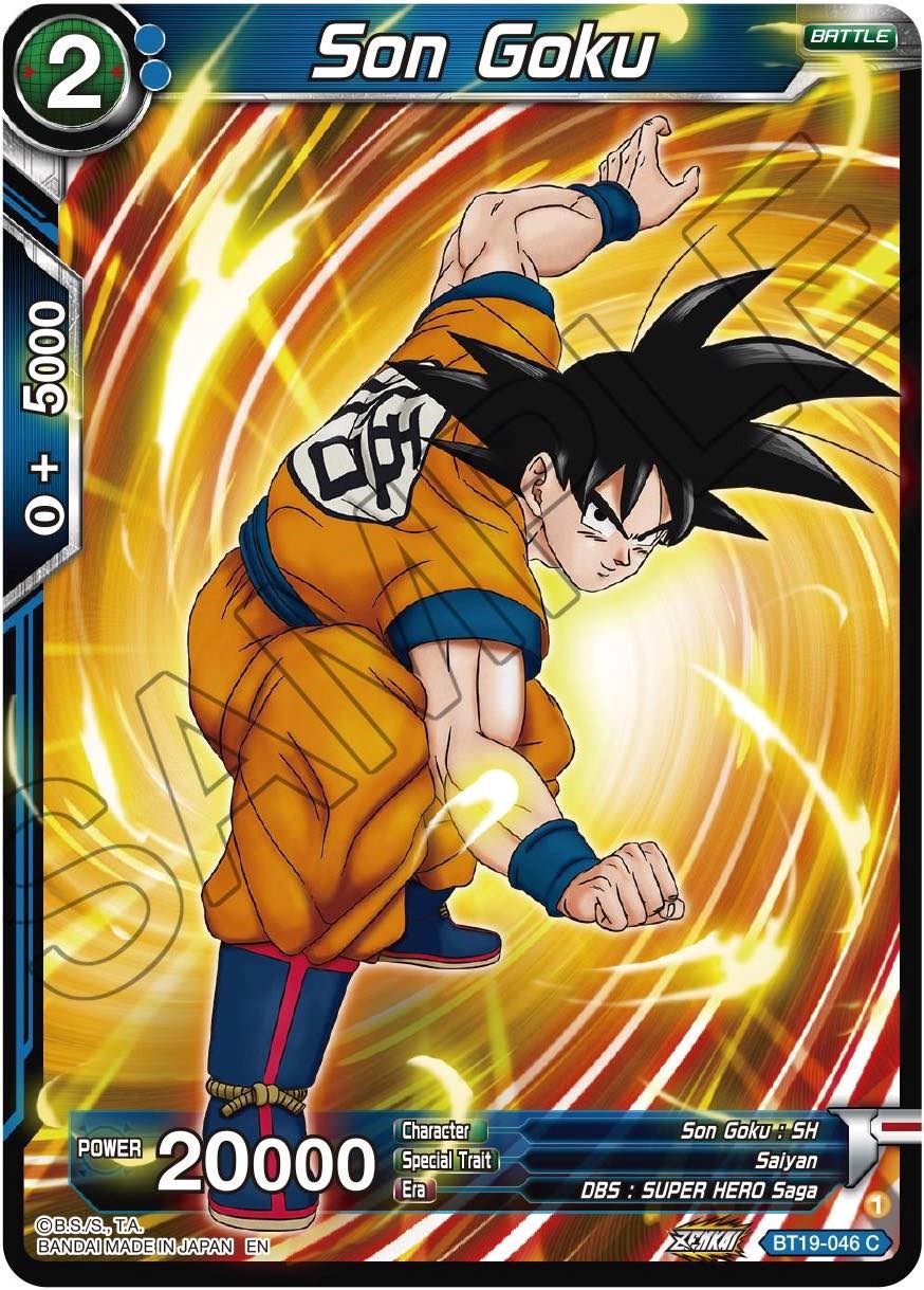 Son Goku (BT19-046) [Fighter's Ambition] Parallel Foil
