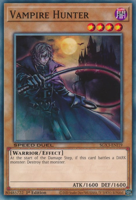 Vampire Hunter (SGX3-ENI19) - Speed Duel GX: Duelists of Shadows 1st Edition