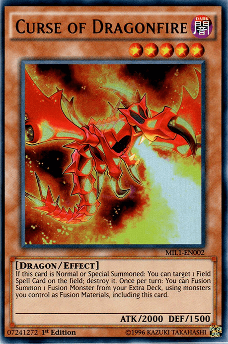 Curse of Dragonfire [MIL1-EN002] Ultra Rare - Josh's Cards