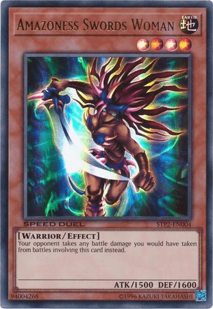 Amazoness Swords Woman [STP2-EN004] Ultra Rare - Josh's Cards