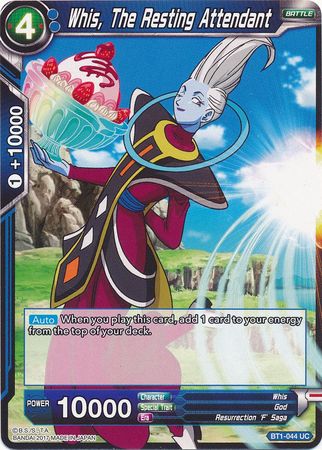 Whis, The Resting Attendant (BT1-044) [Galactic Battle] Parallel Foil