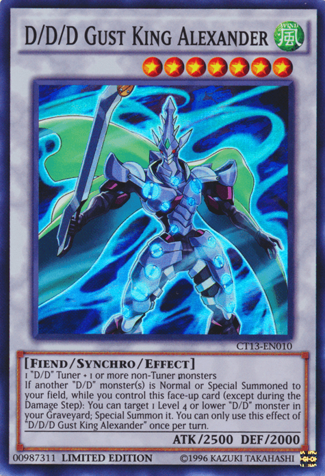 D/D/D Gust King Alexander [CT13-EN010] Super Rare - Josh's Cards