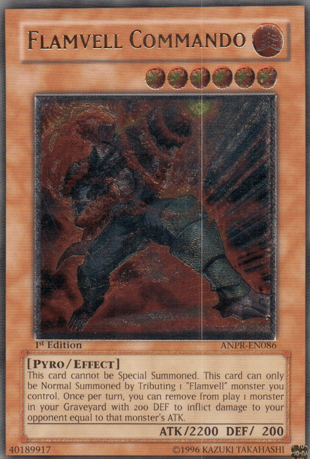 Flamvell Commando (UTR) [ANPR-EN086] Ultimate Rare - Josh's Cards