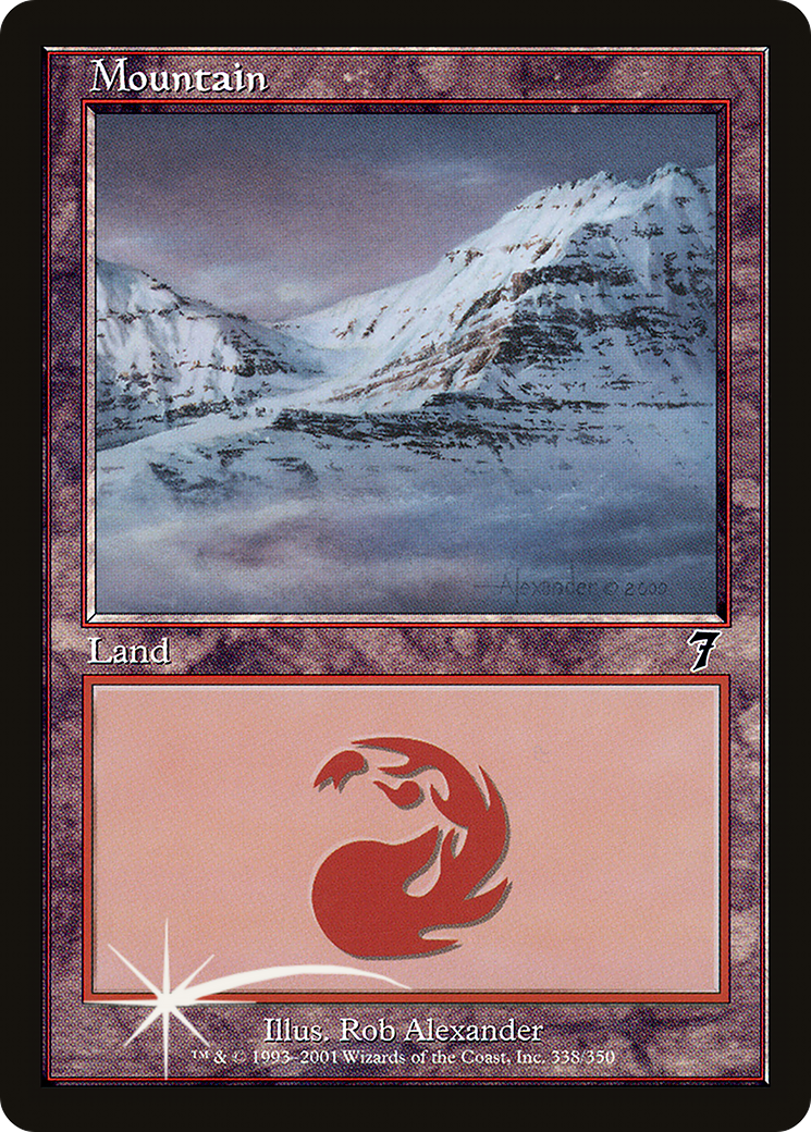 Mountain (338) [Seventh Edition] Foil
