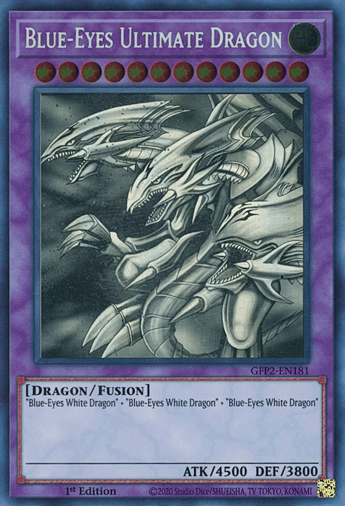 Blue-Eyes Ultimate Dragon [GFP2-EN181] Ghost Rare - Josh's Cards