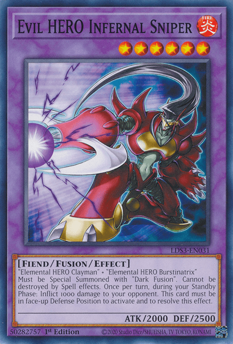 Evil HERO Infernal Sniper [LDS3-EN031] Common - Josh's Cards