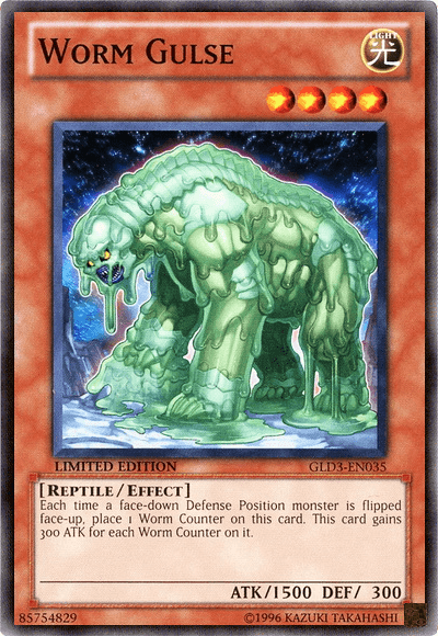 Worm Gulse [GLD3-EN035] Common - Josh's Cards