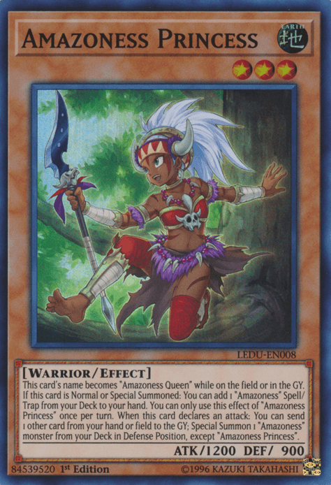 Amazoness Princess [LEDU-EN008] Super Rare - Josh's Cards