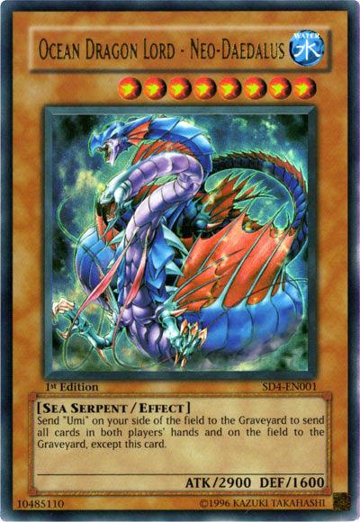 Ocean Dragon Lord - Neo Daedalus [SD4-EN001] Ultra Rare - Josh's Cards