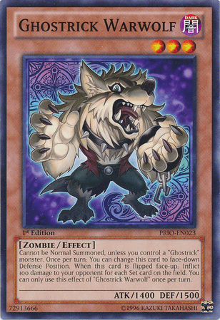 Ghostrick Warwolf [PRIO-EN023] Common - Josh's Cards