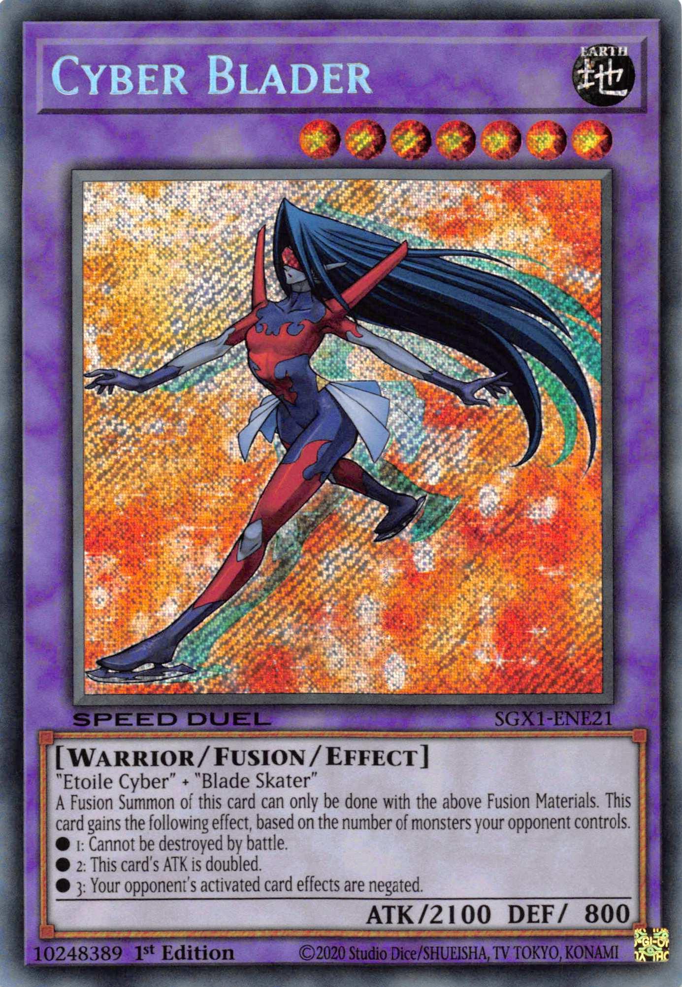 Cyber Blader [SGX1-ENE21] Secret Rare - Josh's Cards