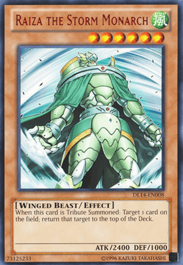 Raiza the Storm Monarch (Red) [DL14-EN008] Rare - Josh's Cards