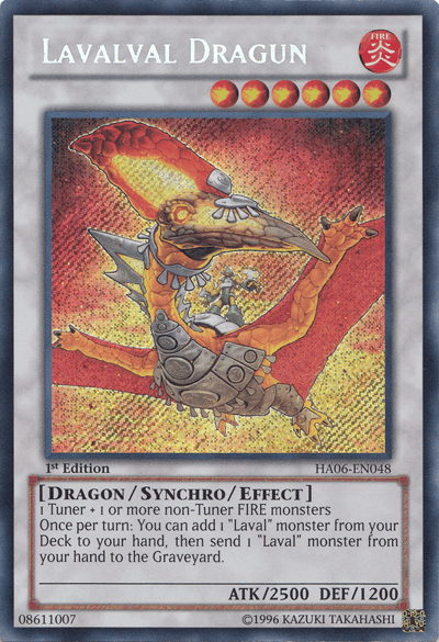 Lavalval Dragun [HA06-EN048] Secret Rare - Josh's Cards