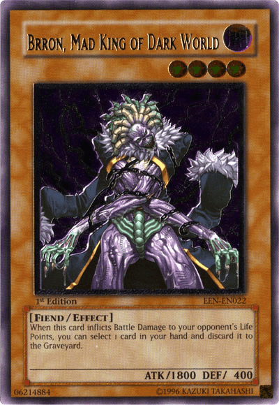 Brron, Mad King of Dark World [EEN-EN022] Ultimate Rare - Josh's Cards