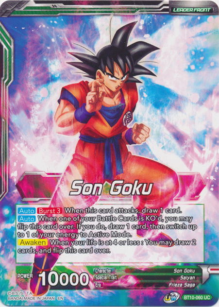 Son Goku // Ferocious Strike SS Son Goku (BT10-060) [Rise of the Unison Warrior Prerelease Promos] Parallel Foil
