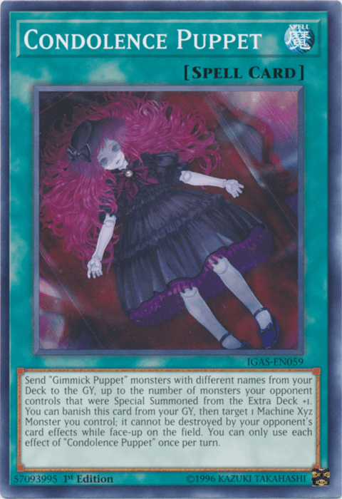 Condolence Puppet [IGAS-EN059] Common - Josh's Cards