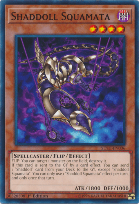 Shaddoll Squamata [SDSH-EN006] Common - Josh's Cards