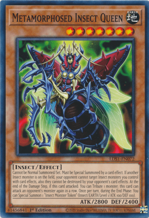 Metamorphosed Insect Queen [LDS1-EN072] Common - Josh's Cards