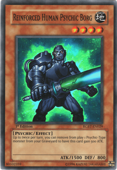 Reinforced Human Psychic Borg [RGBT-EN029] Super Rare - Josh's Cards