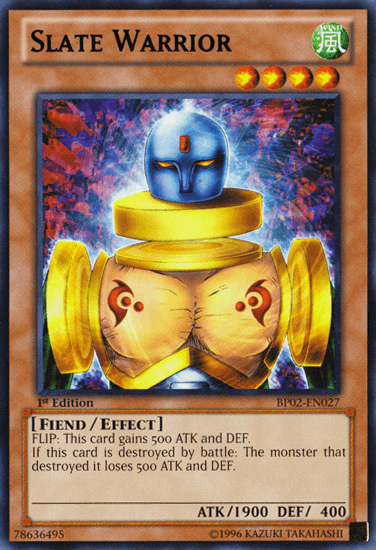Slate Warrior [BP02-EN027] Mosaic Rare - Josh's Cards