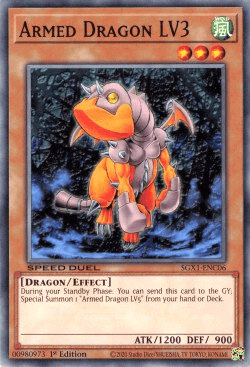 Armed Dragon LV3 [SGX1-ENC06] Common - Josh's Cards