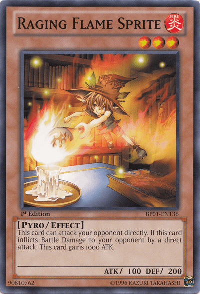 Raging Flame Sprite [BP01-EN136] Common - Josh's Cards