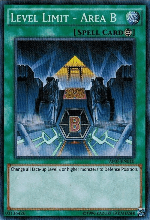Level Limit - Area B [AP07-EN010] Super Rare - Josh's Cards