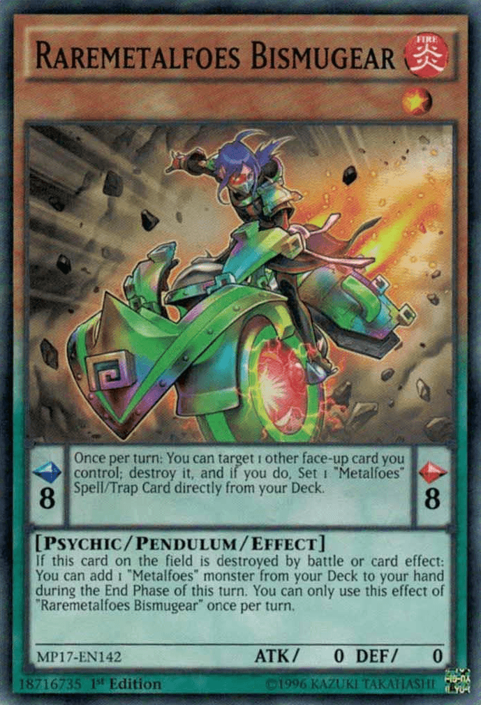 Raremetalfoes Bismugear [MP17-EN142] Common - Josh's Cards