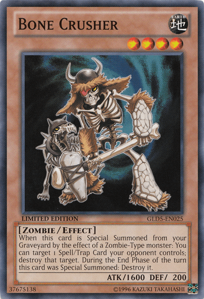 Bone Crusher [GLD5-EN025] Common - Josh's Cards