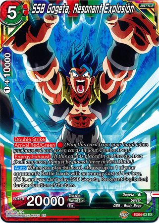 SSB Gogeta, Resonant Explosion (EX04-03) [Unity of Saiyans] Parallel Foil