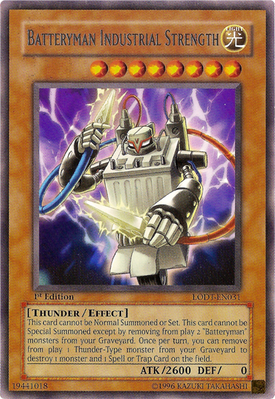 Batteryman Industrial Strength (LODT-EN031) - Light of Destruction 1st Edition