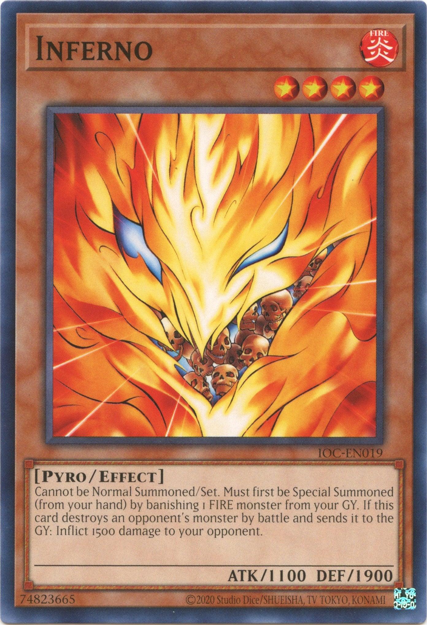 Inferno (25th Anniversary) [IOC-EN019] Common - Josh's Cards