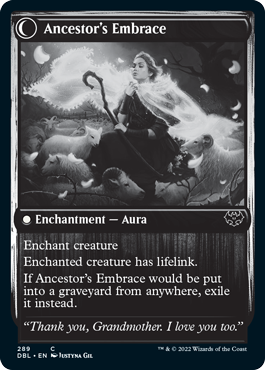 Kindly Ancestor // Ancestor's Embrace (DBL-289) - Innistrad: Double Feature: (Double Faced Transform) Foil