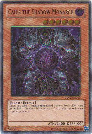 Caius the Shadow Monarch [TU03-EN000] Ultimate Rare - Josh's Cards