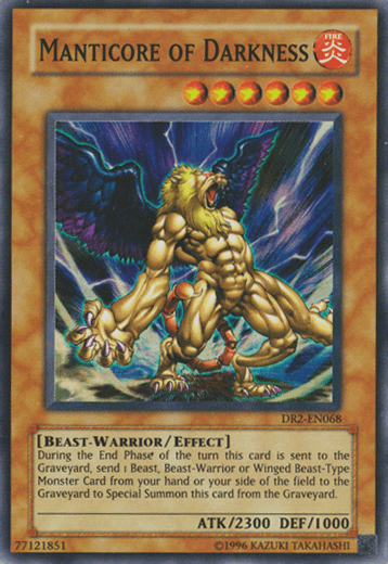 Manticore of Darkness [DR2-EN068] Super Rare - Josh's Cards