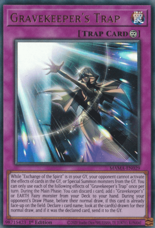 Gravekeeper's Trap [MAMA-EN029] Ultra Rare - Josh's Cards