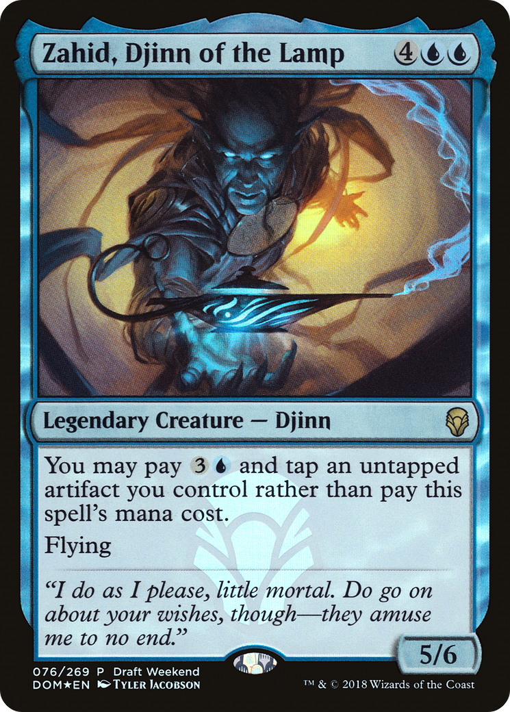 Zahid, Djinn of the Lamp (LARP-076) - Dominaria Promos Foil