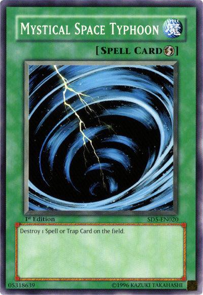Mystical Space Typhoon [SD5-EN020] Common - Josh's Cards