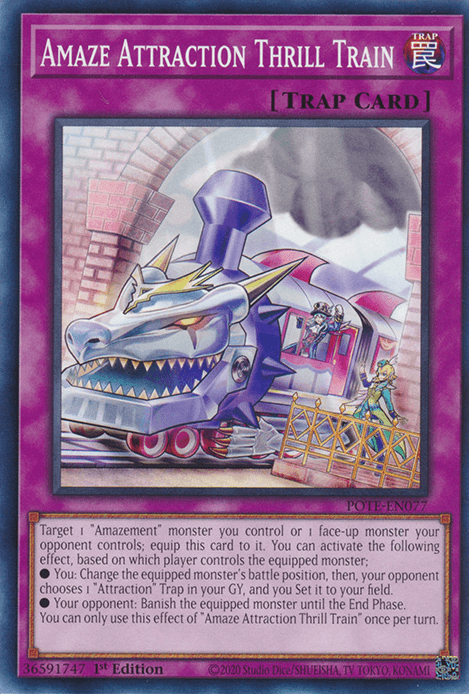Amaze Attraction Thrill Train [POTE-EN077] Common - Josh's Cards